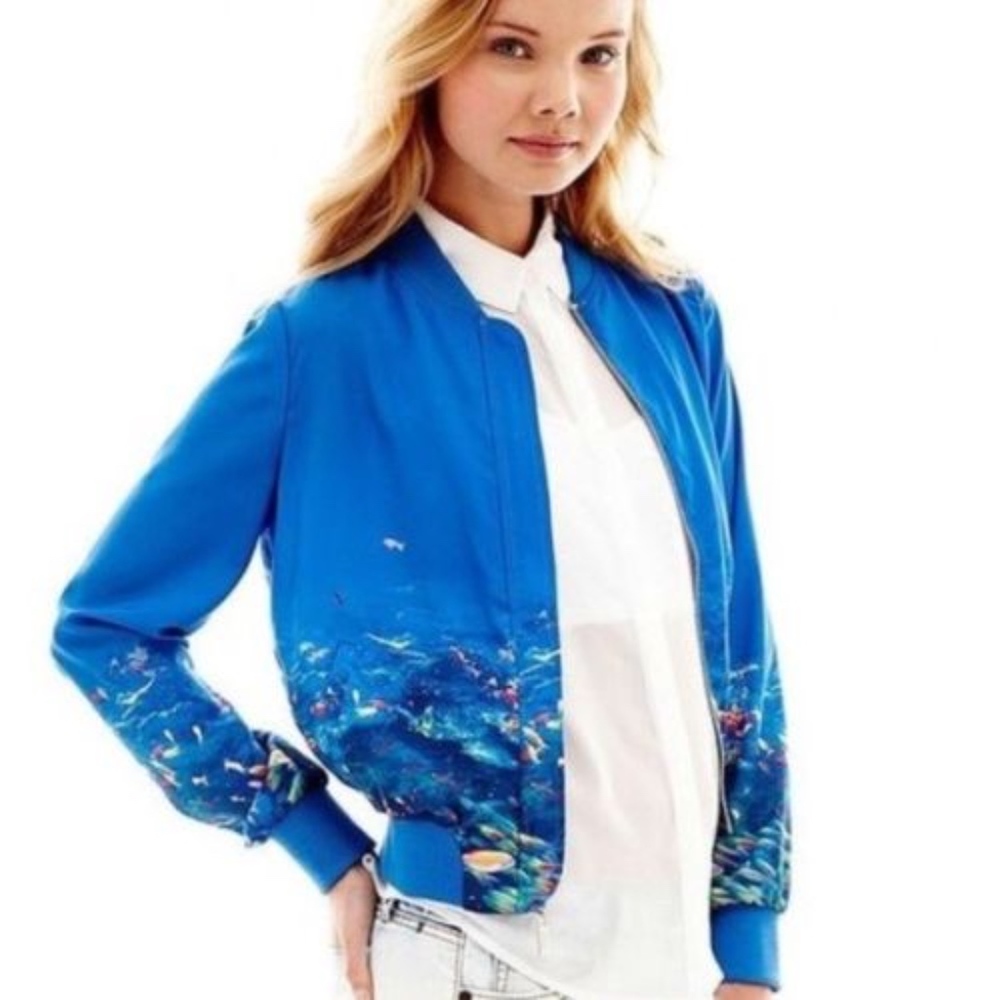 LAMOUR Nanette Lepore Jacket Bomber Jacket